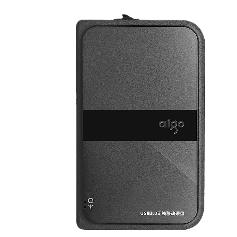 爱国者(AIGO) 无线移动硬盘 HD816 高速usb3.0无线wifi存储 2TB
