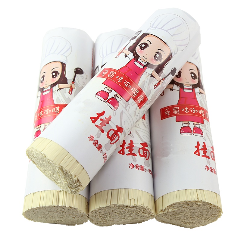 爱蜀味 四川特产农家挂面750g 面线 碱水面 小麦粗粮宽面条