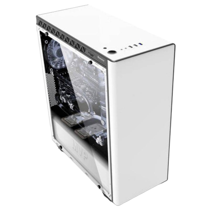 机箱MVP2-ATX 航嘉白色+金河田GF500G金牌500W