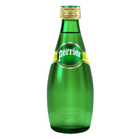 Perrier巴黎水原味气泡水330ml*24玻璃瓶整箱装口味随机发货