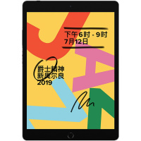 Apple苹果 2019款 iPad 第7代 10.2寸 32G WIFI版 平板电脑 深灰色