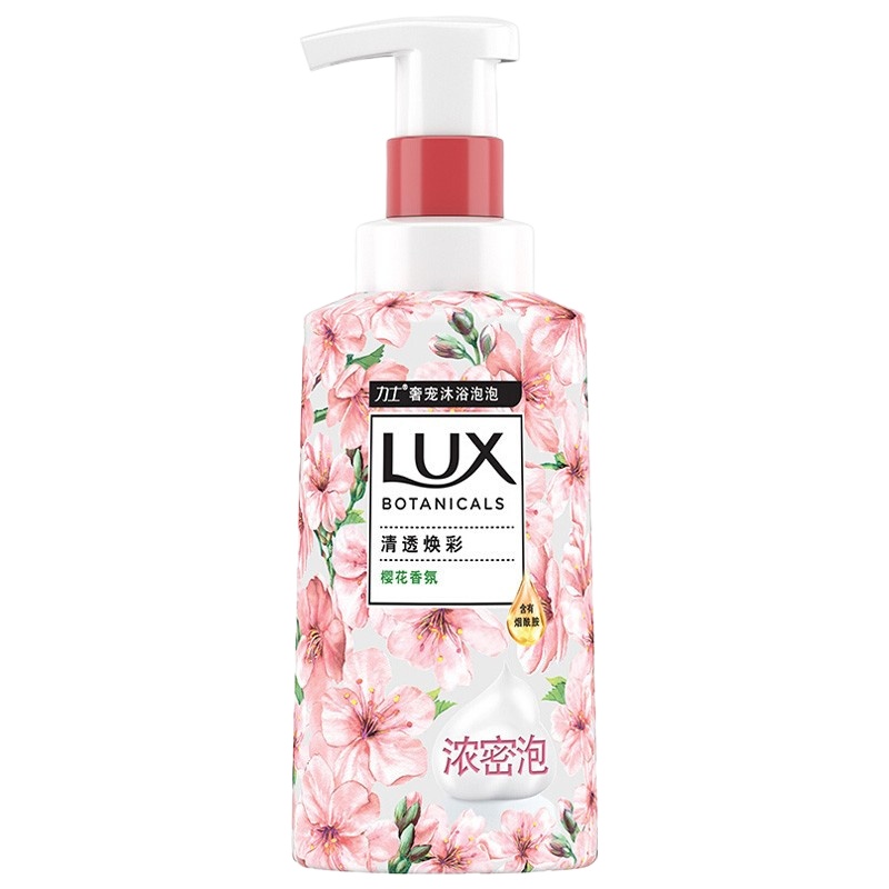 力士(LUX)植萃精油奢宠沐浴露泡泡400ml 新老包装随机发货