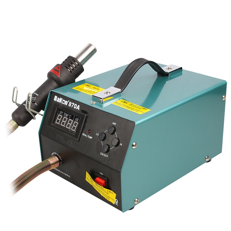 BAKON BK870A 深圳白光智能数显热风枪拆焊台 热风焊台套装 电热工具