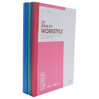 [精选]晨光(M&G) 无线装订本办公软抄记事本会议用笔记本 颜色混装 A5-APYJU411(每本80页 ) 10本装