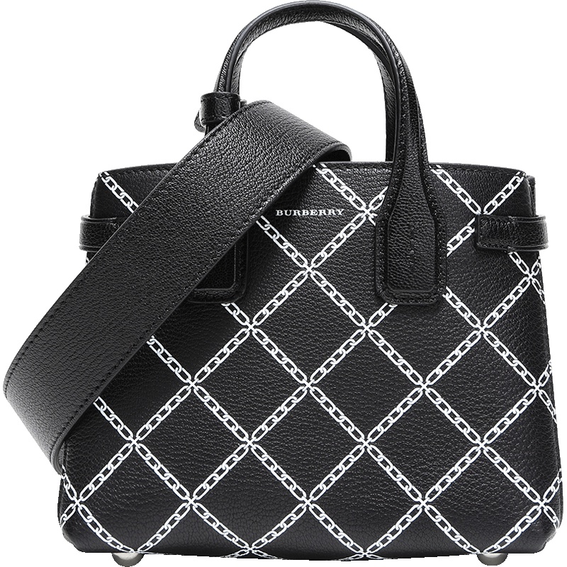 BURBERRY 博柏利 女款皮质单肩斜挎包 80047551