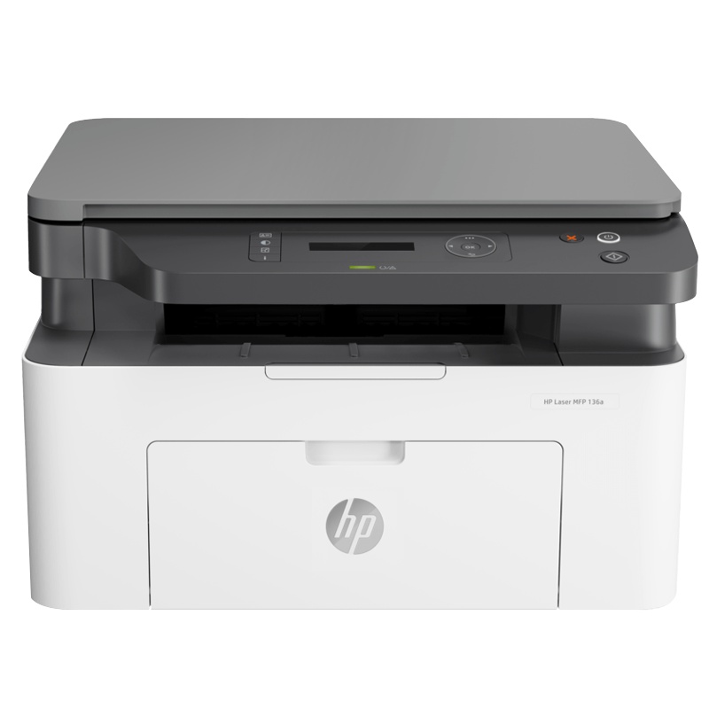 惠普 HP136a 锐系列新品激光多功能打印机一体机 三合一打印复印扫描 M1136升级款 官方标配