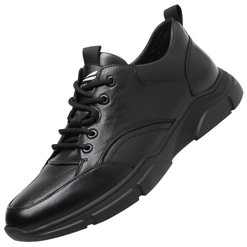 红蜻蜓男鞋2020秋冬新款韩版百搭真皮软底潮流运动男士休闲皮鞋男