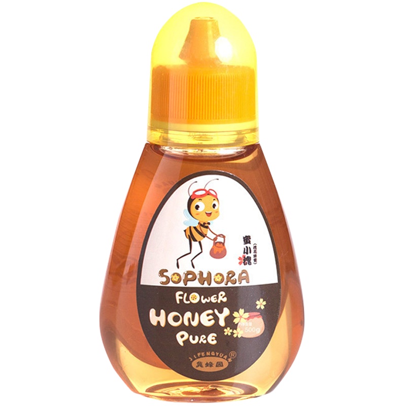 [中华特色]河北供销馆 冀蜂园 槐花蜂蜜500g 纯蜂蜜液态蜜 蜂制品冲调饮品 太行山自有蜂场蜜源 河北保定特产