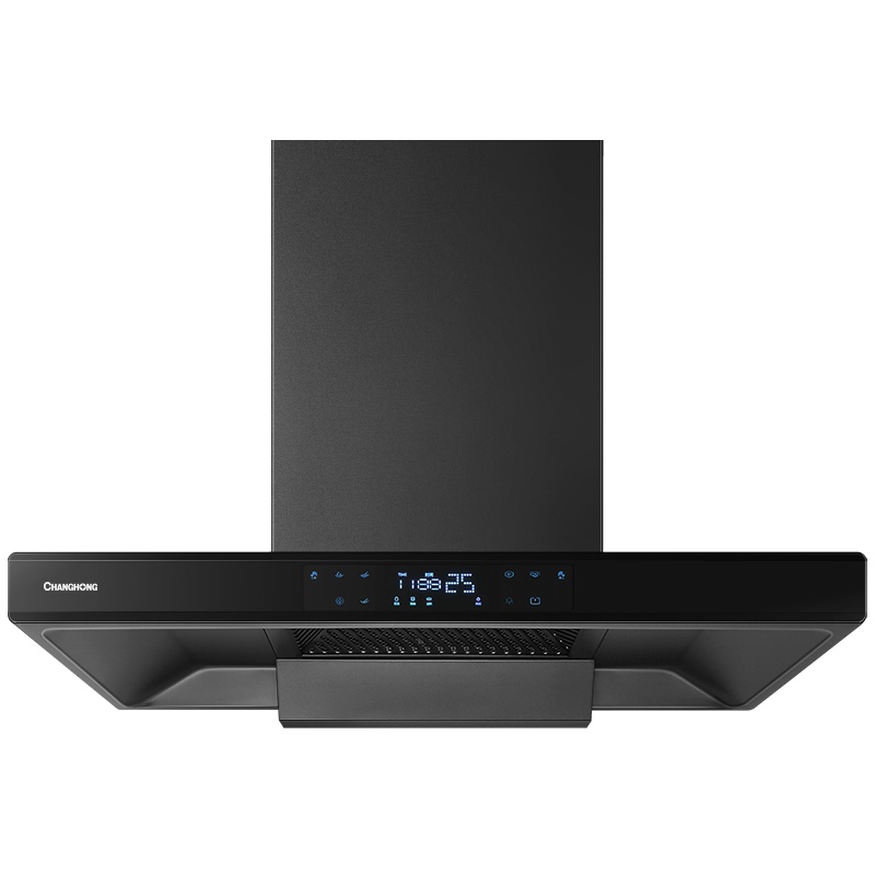 长虹新F02B自动清洗-24m3大吸力家用厨房排烟抽油烟机吸油烟机抽烟机