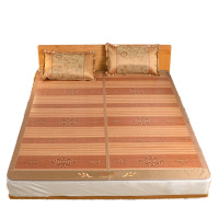 吉岳Giyou正反两用席凉而不冰光滑如镜无毛刺环保无害健康烘烤工艺有韧性不易折断竹席