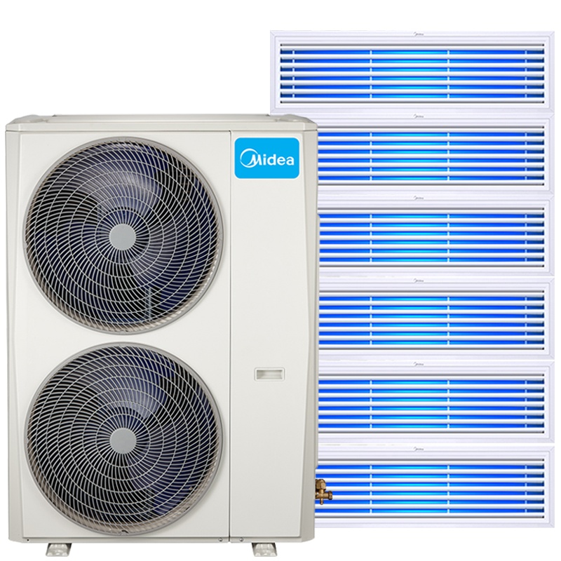 美的家用中央空调(Midea)智能家电6.5匹一拖多星光全直流变频多联机风管式小多联机MDS-160W-X6-XG一拖六