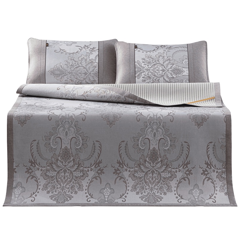 老席匠冰丝凉席1.8m床夏季三件套1.5米1.2可折叠水洗空调软席子