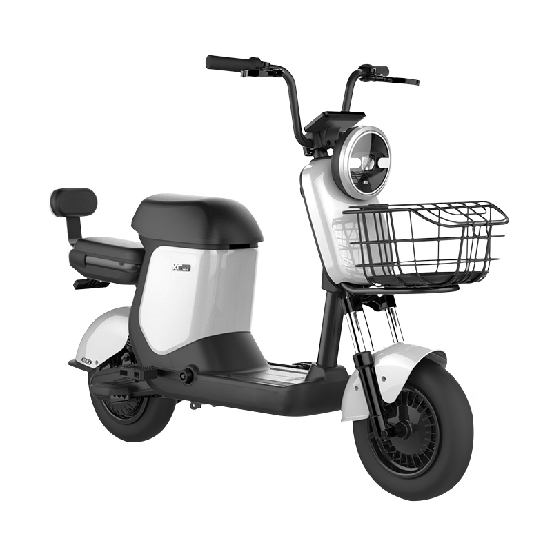 新日(Sunra)电动车 新国标XCmini电动自行车 可提取锂电池 成人电瓶车 48V20AH/锂电/流云白/油光黑