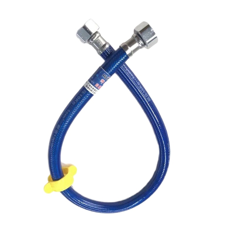 企购优品不锈钢金属包塑耐温编制软管马桶进水管龙头冷热水器 60公分软连接