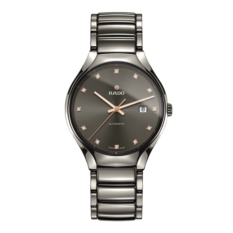 雷达(RADO)瑞士手表真系列时尚休闲简约商务自动机械男士手表R27057732