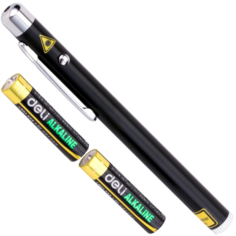 得力(deli)无线演示器 激光笔投影PPT翻页笔 演讲笔 红外线电子教鞭 H办公用品 3933