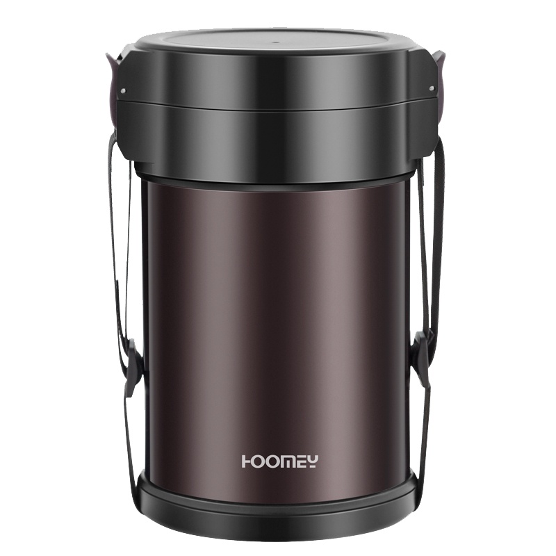 HOOMEY/亲爱的超长保温饭盒真空便携大容量学生上班族不锈钢多层便当家用保温桶