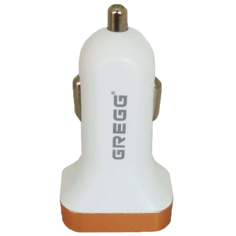 GREGG 闪金系列 数显一拖二 车载充电器 多功能智能一拖二点烟器快充车充 汽车用品