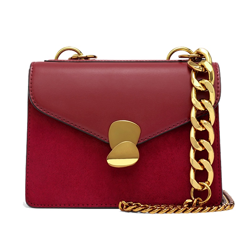 CHARLES＆KEITH 情书包 金属粗链条女士花瓣单肩包