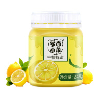 蒙面小熊柠檬水果蜂蜜248g椴树雪蜜源自世界自然遗产锡霍特山脉
