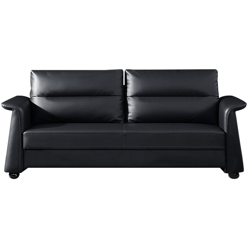 迪欧 DIOUS 现代简约 商务办公接待沙发 会客沙发 咖啡色黑色 西皮 单人位沙发JF006-1