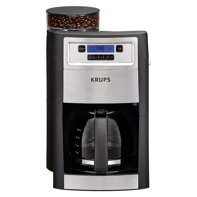 德国克鲁伯(KRUPS)咖啡机美式滴漏式咖啡机半自动咖啡机家用全自动咖啡机豆粉研磨一体 KM785D80