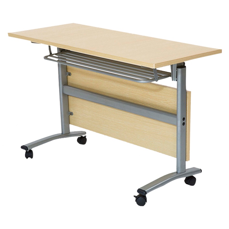 质凡职员折叠培训桌移动员工长条会议桌简约阅览课桌办公拼接条形桌子