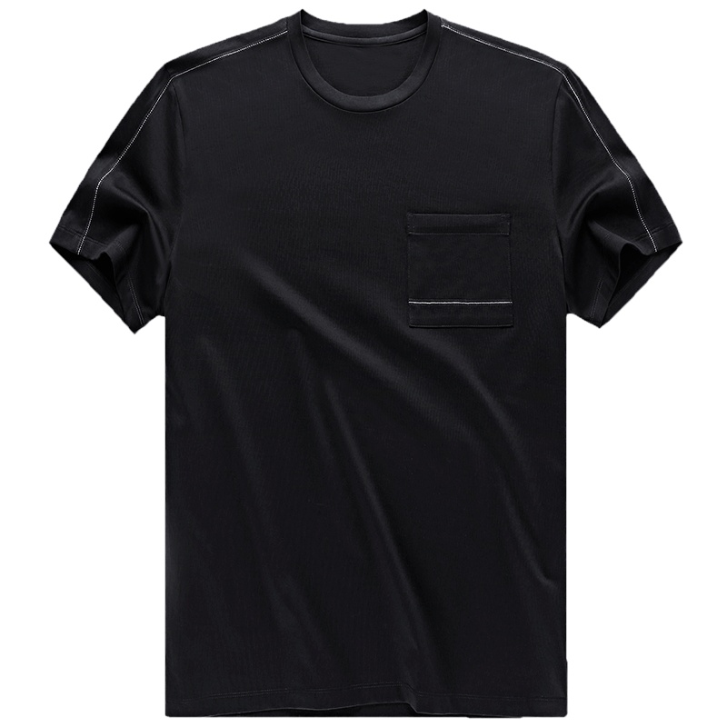 布先生新款纯棉短袖T恤 男士圆领纯色简约夏装上衣AT10523