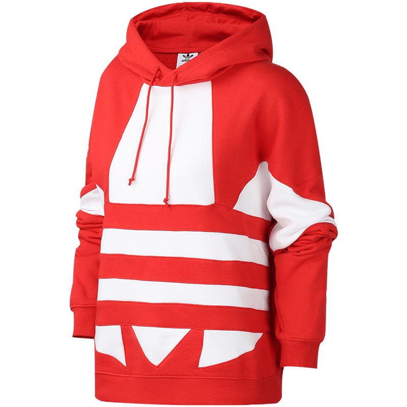 【自营】adidas阿迪达斯三叶草女装运动服休闲连帽卫衣FS1307