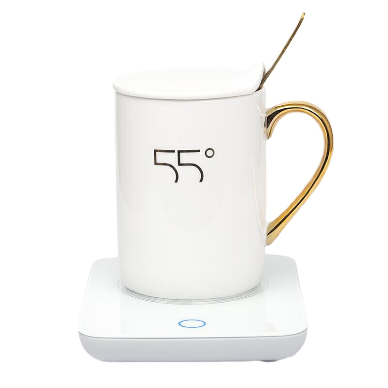贝丽2号王者杯W1-C暖暖杯55℃恒温杯加热杯垫保温暖心杯加热牛奶神器