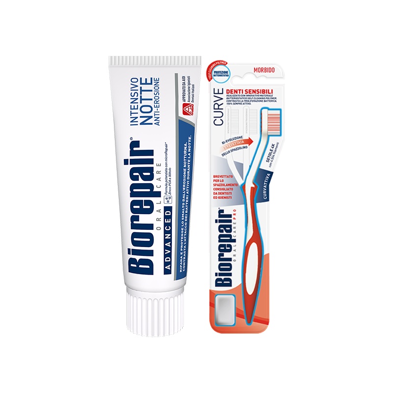 贝利达牙釉质修复牙膏(夜间护理)75ml+贝利达护齿软毛牙刷