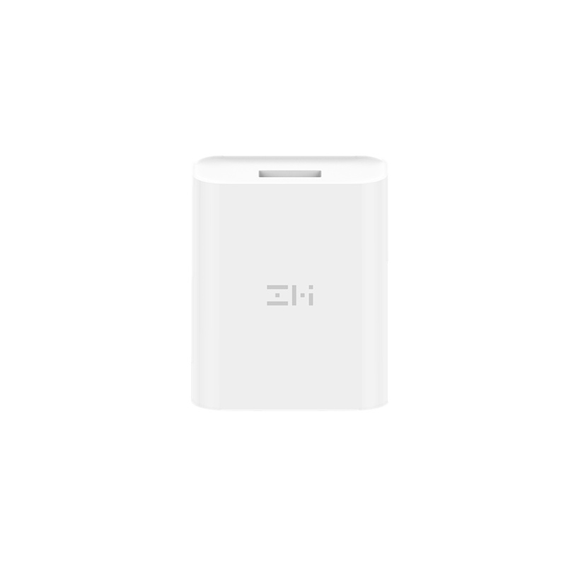 ZMI紫米QC3.0充电器适用于苹果华为小米10/11Ultra红米RedmiK40 /note18W快充头HA612白
