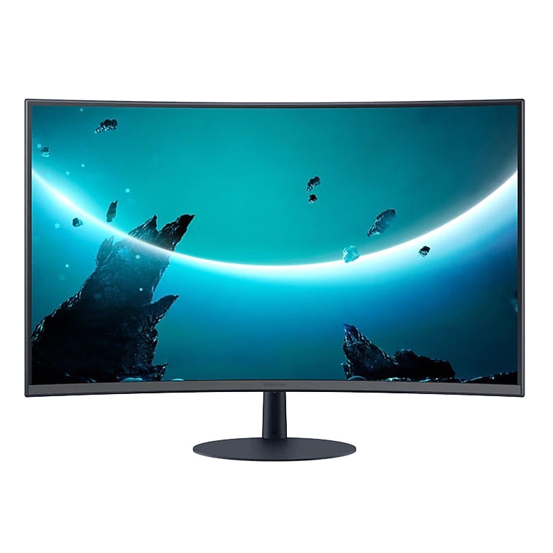 三星 (SAMSUNG) C27T550FDC 27英寸1000R超曲面 窄边框 75Hz刷新率 立体环绕音响 HDMI接口高清电脑显示器