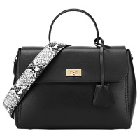 马克华菲2021新款牛皮女包女式斜挎包双肩带单肩包简约百搭手拎腋下包