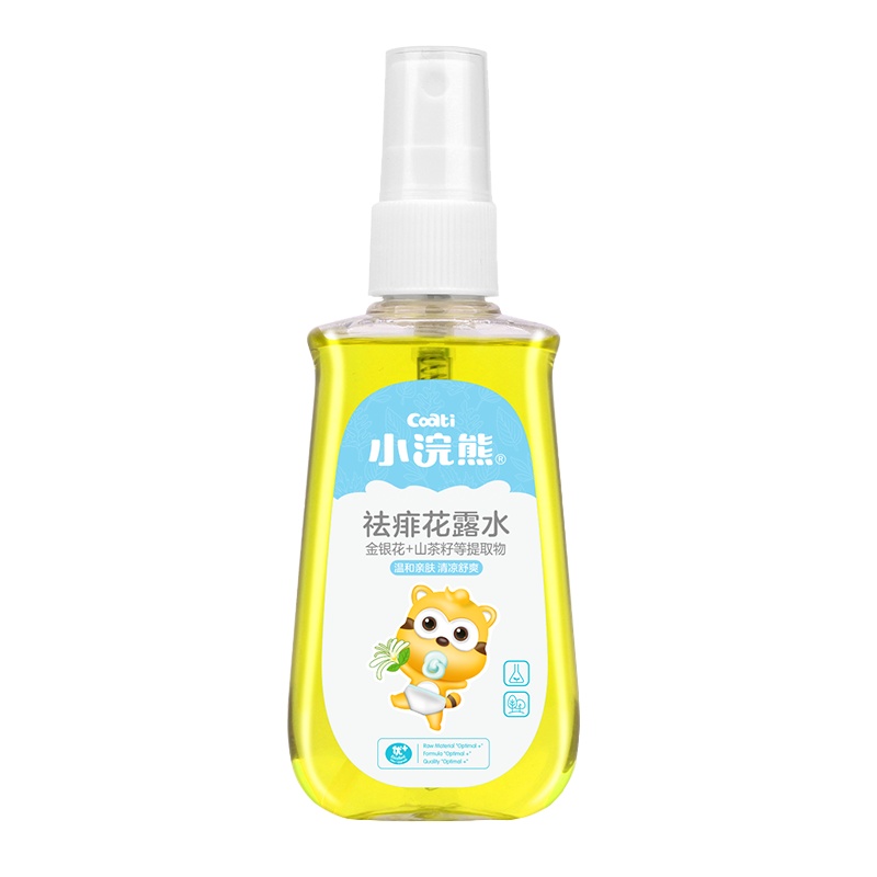 小浣熊(Coati)儿童祛霏花露水 金银花金水婴儿宝宝止痒喷雾液100ml 清凉驱蚊 小巧便携