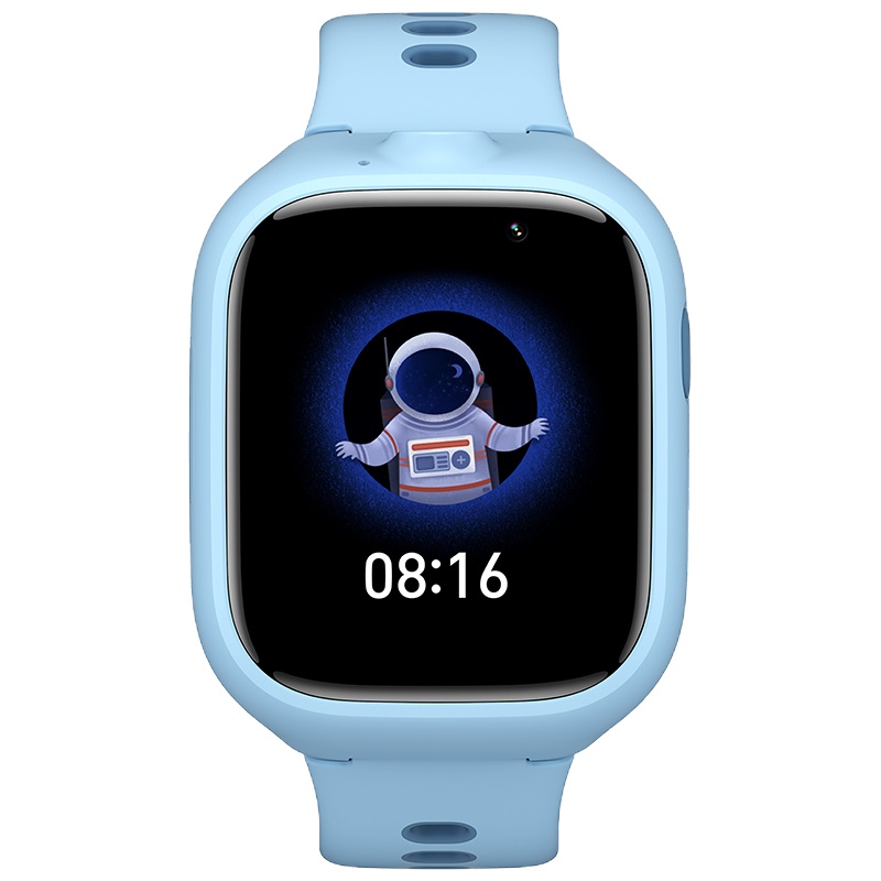 米兔儿童学习手表4X 蓝色 高清双摄4G全网通 8重AI安全定位