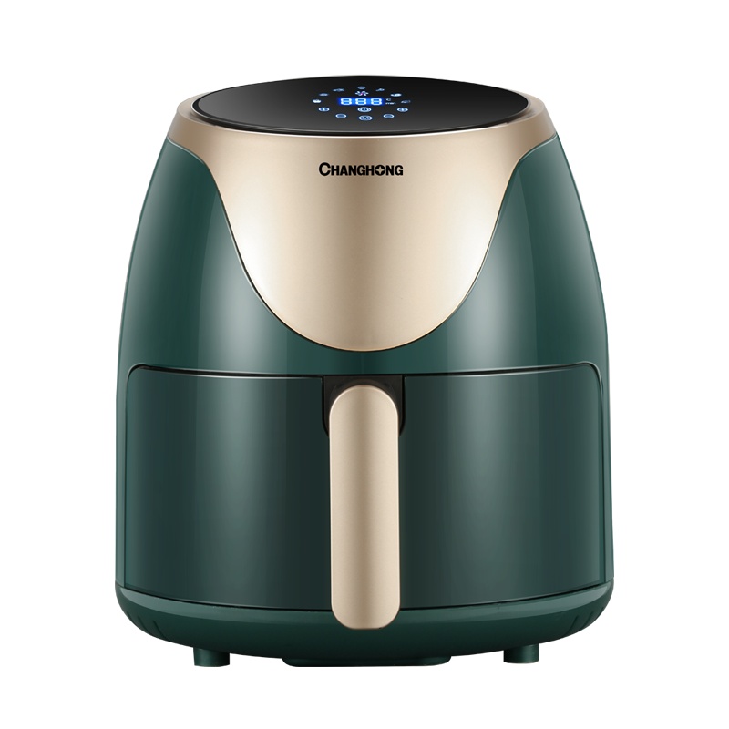 长虹(CHANGHONG)空气炸锅4L家用多功能烤箱 全息智能彩屏 全自动定时控温网红电炸锅CZG-H01E