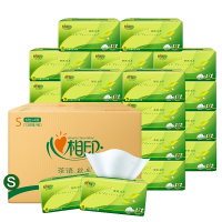 心相印 茶语丝享系列3层130抽面巾纸 6包/提 4提/箱 1箱装(单位:件)
