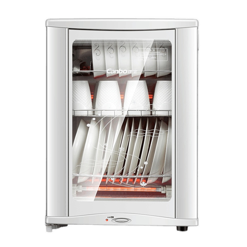 康宝XDR53-TVC1桌面消毒柜 家用 小型 迷你 厨房碗筷柜 客厅台面碗柜 办公茶杯茶具消毒 高温 紫外线台式保洁柜