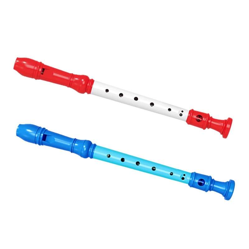 女孩男孩玩具冬己儿童礼物儿童乐器8孔竖笛吹奏音乐玩具带指法可拆洗FDE622(颜色随机发)