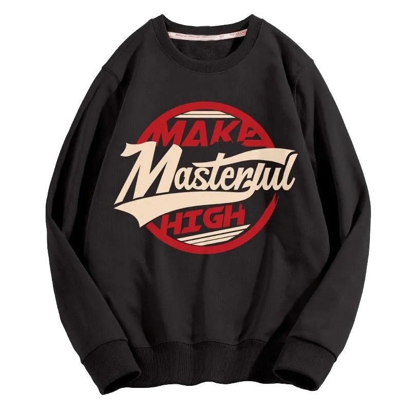 DEBRAND卫衣男春秋潮牌宽松百搭休闲时尚圆领情侣长袖上衣打底衫