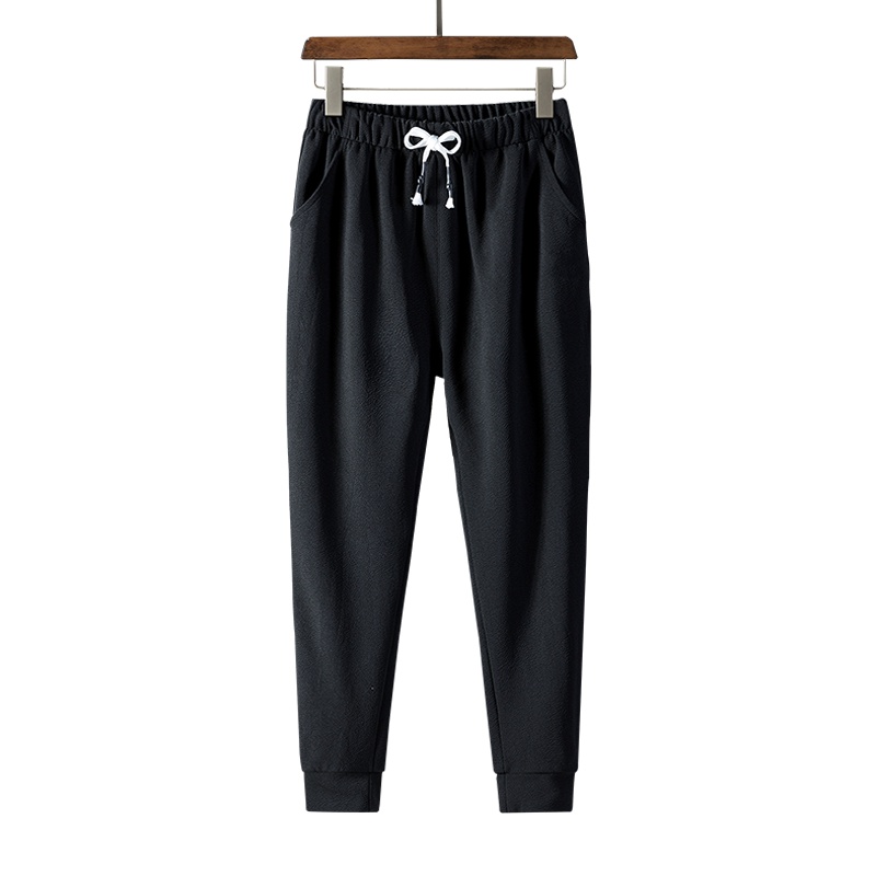 稻草人(Mexican)港风裤子男韩版潮流9九分裤学生修身百搭夏季薄款休闲运动裤