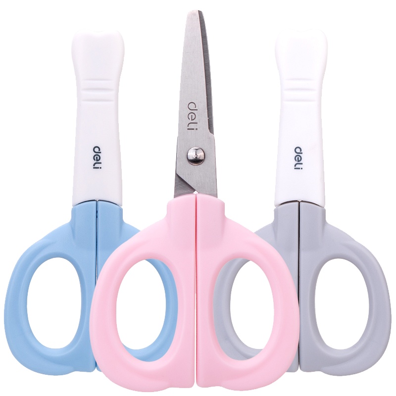 得力便携式小剪刀迷你创意办公小号剪刀文具随身旅行剪刀多功能小仙女口袋剪刀6072