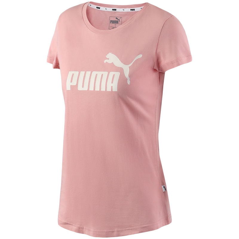 PUMA彪马女装跑步训练运动服LOGO圆领休闲短袖T恤581621