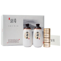 塔牌 绍兴黄酒 茶酒礼盒288ml*2 半干黄酒 糯米酒