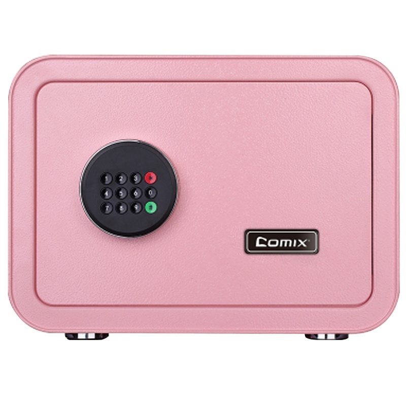 齐心 BGX-M/D-2825M 七彩电子密码保管箱 粉金（单位：件）
