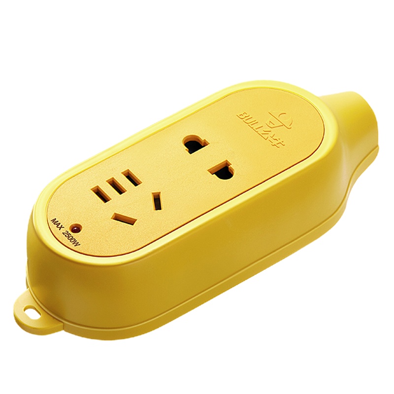 BULL公牛插座 GN-C3 工程专用摔不烂户外防爆不带线排插高温阻燃接线板