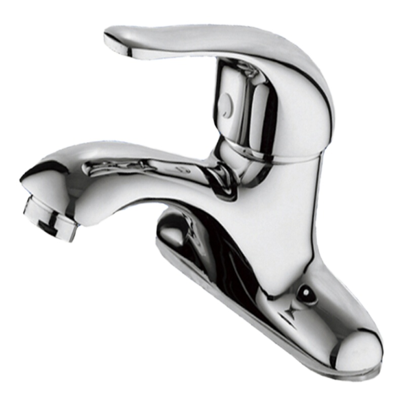 新港泉立新卫浴 冷热卫浴双联龙头 铜主体面盆坐式冷热水龙头 LX-W3-02 86