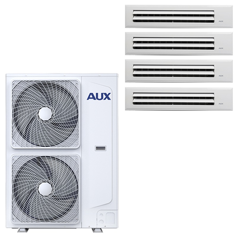 奥克斯(AUX) 5匹 变频 DLR-H120W(C1) 一拖四 一级能效 智能 家用中央空调 三室一厅 多联机