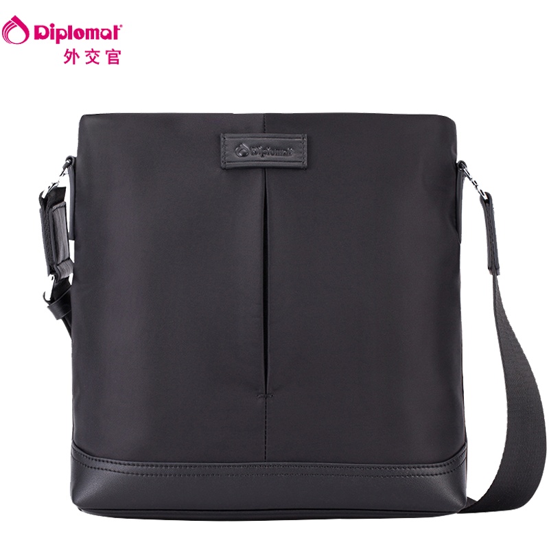 diplomat/外交官DL-1711O商务男士竖款单肩包大容量 斜跨包